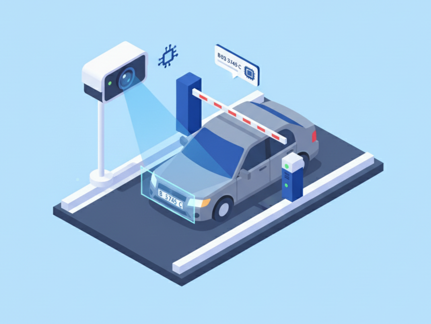 LPR Boom Gate Access System