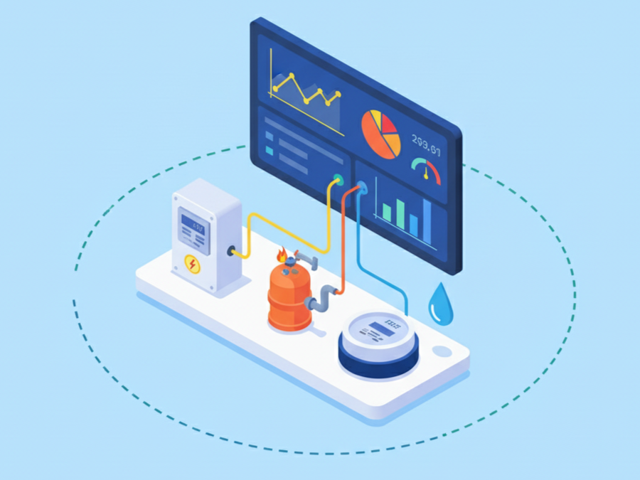 Energy Monitoring System – Electricity, Gas & Water